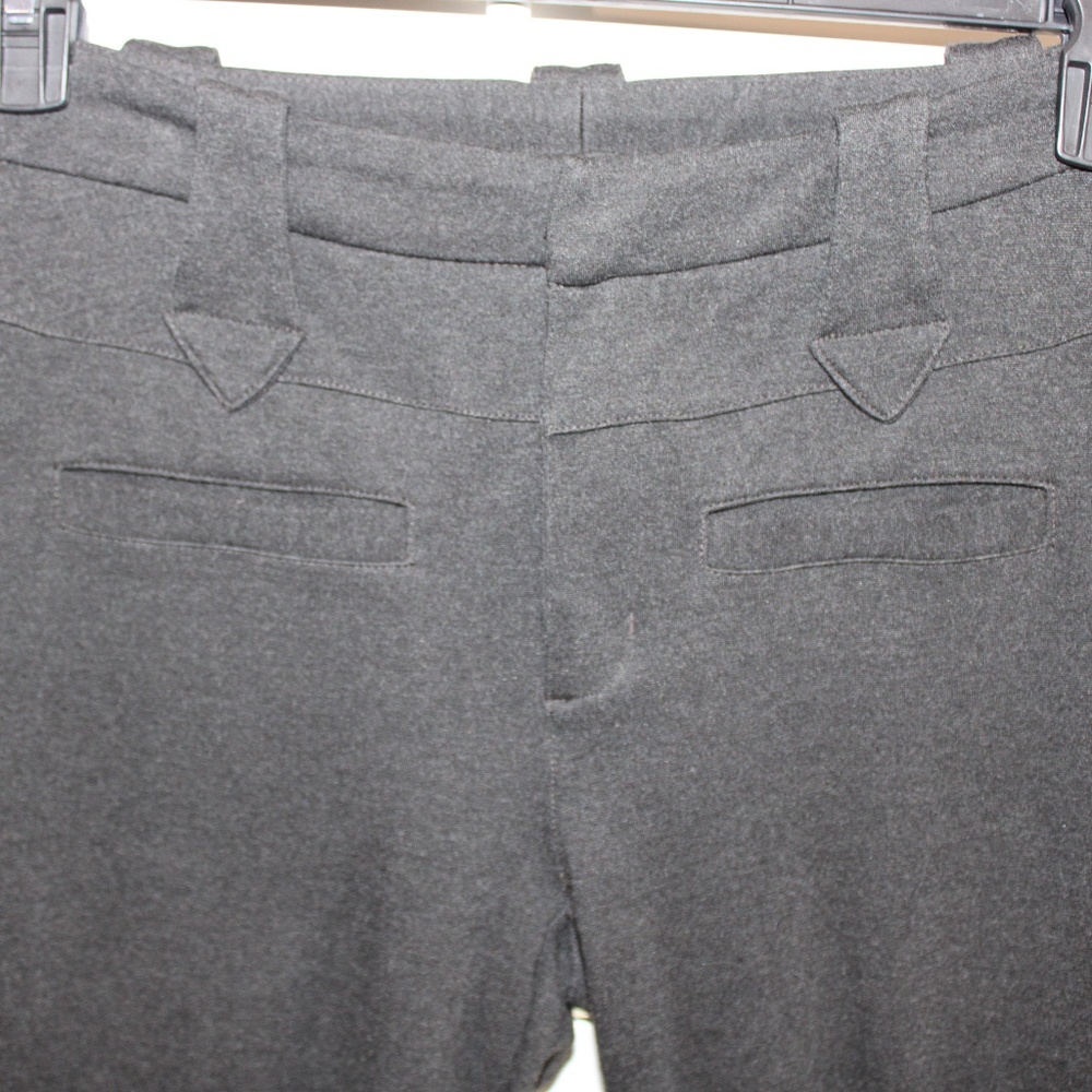 CAbi 4317 Barrister Trousers Ponte Knit Charcoal Gray Size 2 EUC - Picture 3 of 8